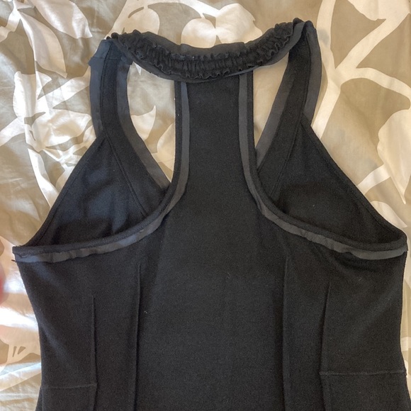 Banana Republic Monogram black wool racerback dress size 16 - Picture 3 of 13